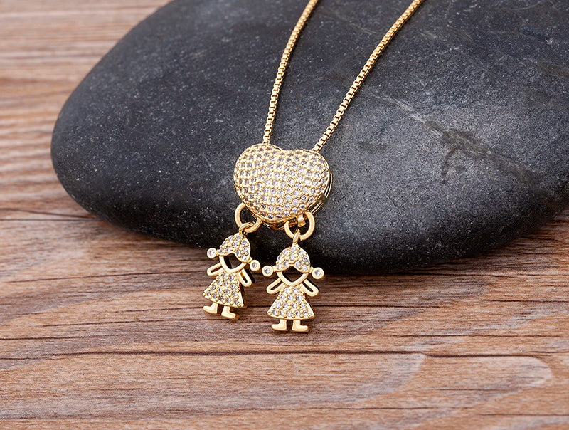 Colar Amor de Mãe Banhado a Ouro 18K