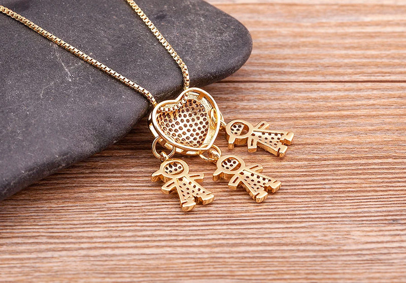 Colar Amor de Mãe Banhado a Ouro 18K