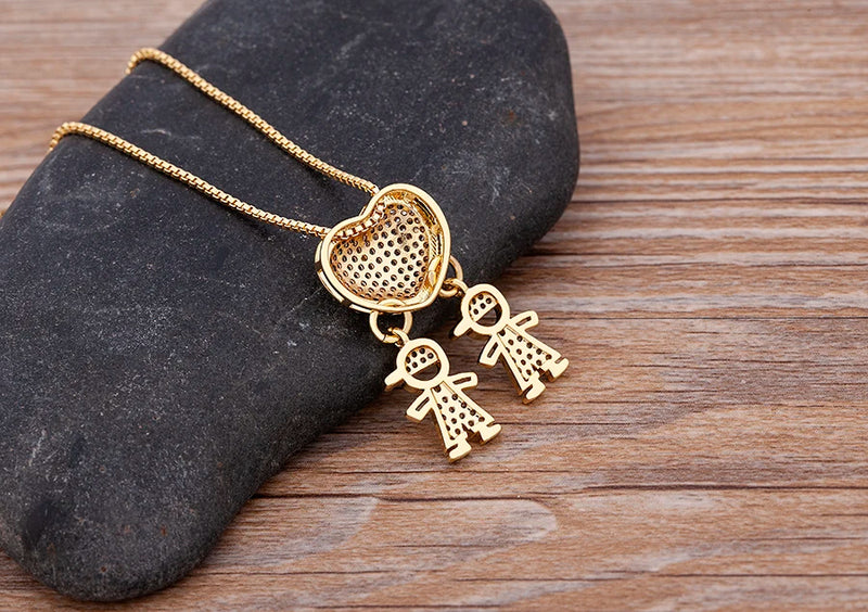 Colar Amor de Mãe Banhado a Ouro 18K