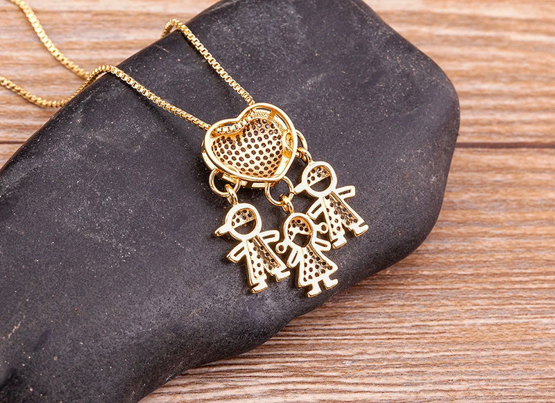 Colar Amor de Mãe Banhado a Ouro 18K