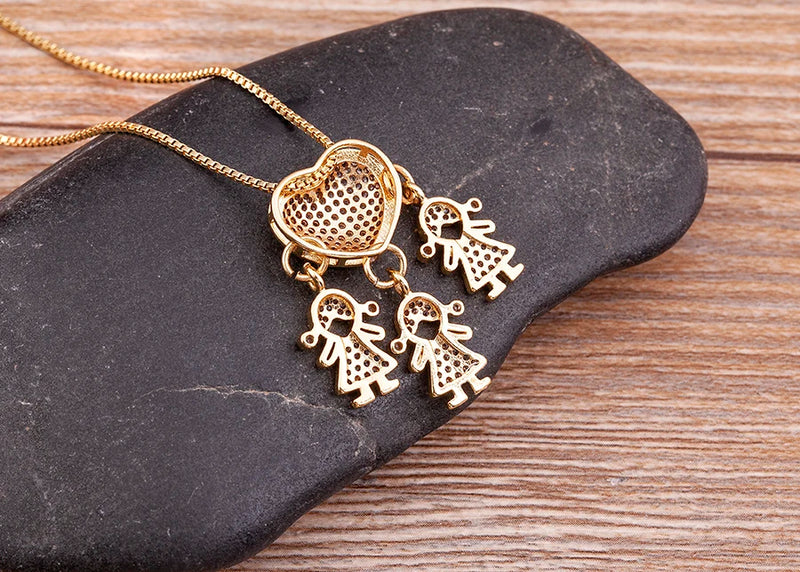 Colar Amor de Mãe Banhado a Ouro 18K