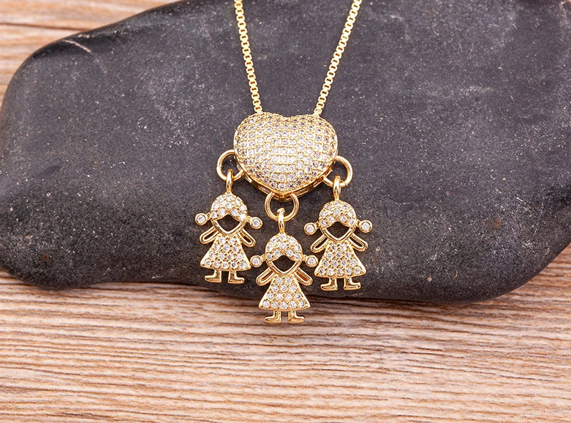 Colar Amor de Mãe Banhado a Ouro 18K