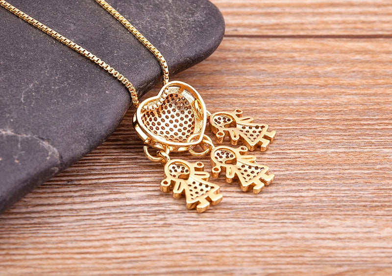 Colar Amor de Mãe Banhado a Ouro 18K