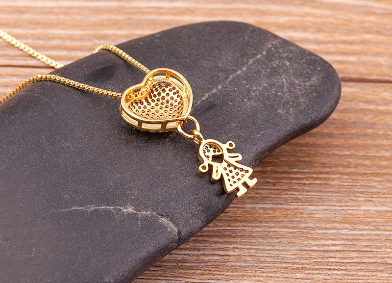 Colar Amor de Mãe Banhado a Ouro 18K