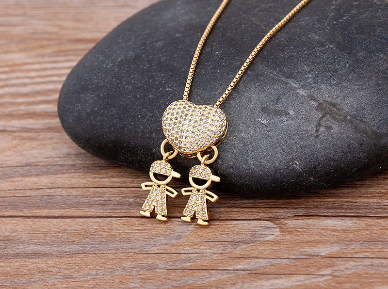 Colar Amor de Mãe Banhado a Ouro 18K