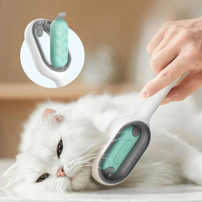 Pente de Remoção de Pelos Clean Cat Dog Hair Removal Comb – Deixe Seu Pet Mais Limpo e Feliz!