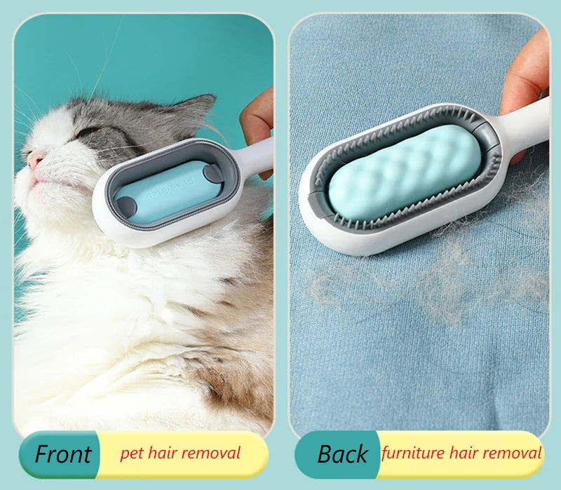 Pente de Remoção de Pelos Clean Cat Dog Hair Removal Comb – Deixe Seu Pet Mais Limpo e Feliz!