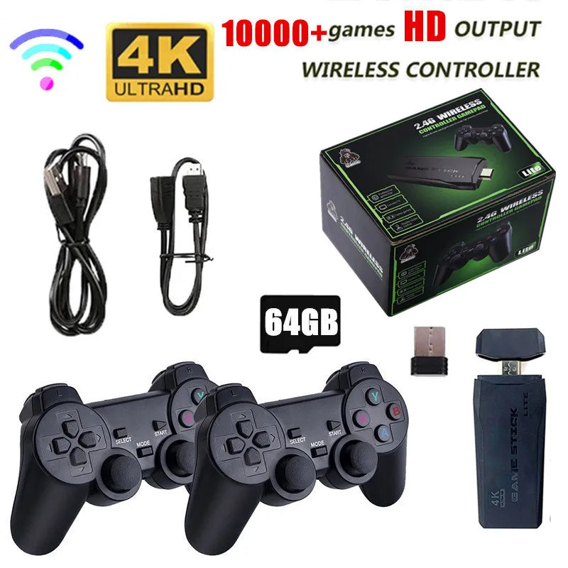 🎮 Video Game Console Retro 4K com 10.000 Jogos – Diversão Sem Limites para Todas as Idades! 🕹️✨